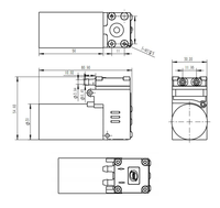 Pompa Udara Piston Tahan Korosi Kimia Fluidsmart 12V Pompa Diafragma Mini Industri Pompa Vakum Kecil Listrik Dc