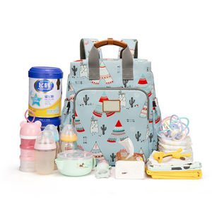 <span class=keywords><strong>Sac</strong></span> à couches imperméable pour maman, <span class=keywords><strong>sac</strong></span> à dos de maternité mignon pour bébé - Product Image 5