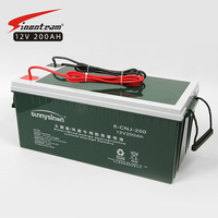 12 volts 12 v 120ah-150ah batteries au gel du système éolien énergie solaire 12 v 200ah-250ah batterie plomb-acide à cycle profond