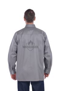 قميص عمل مقاوم للهب ومضاد للكهرباء الساكنة للحماية من وميض القوس الكهربائي، ملابس عمل وسلامة بالجملة - Product Image 4