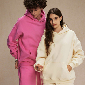 Sweat à capuche streetwear à épaules tombantes avec logo personnalisé DTG et impression numérique pour homme - Product Image 6