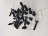 Attaches-câbles en nylon avec bouchons de fermeture