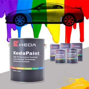 Peinture automobile de haute qualité en gros de l'usine chinoise, couche de base 1K, couleurs noires métalliques, revêtement de réparation - Product Image 4