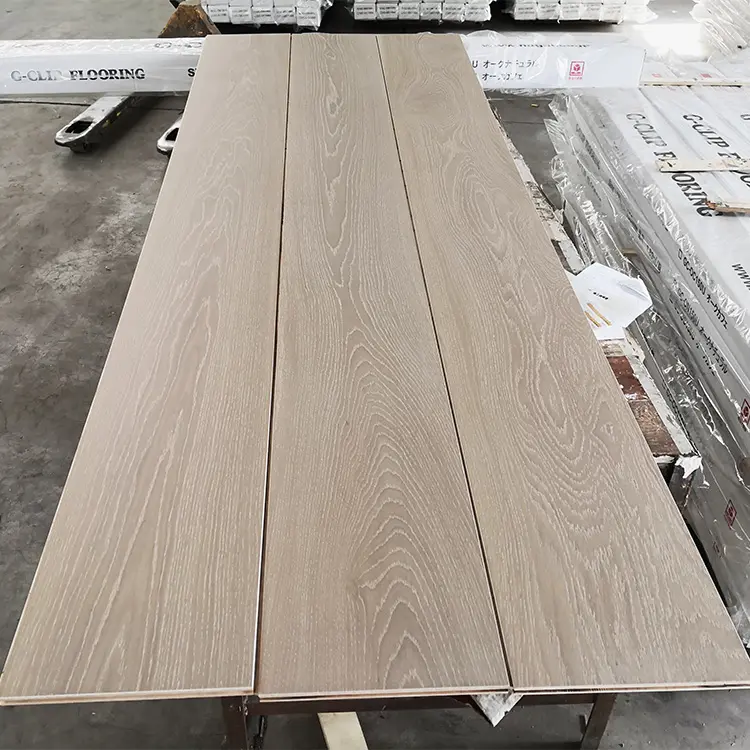 Prime grade grey color European white oak hardwood engineered timber wood flooring