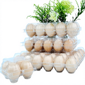 Bandejas/Cajas para Huevos Reutilizables D-PET, Económicas, de 30/20/12/10/4 Piezas, Bandeja para Huevos de Plástico Reciclable - Product Image 1