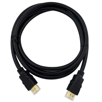 Câble SIPU plaqué or 24 carats, 1,5 m, gaine PVC, conducteur en cuivre nu, matériau CCS, résolution 4K pour PS4/projecteurs