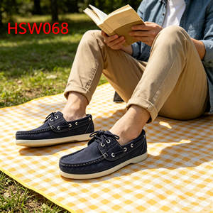 LXG, Chaussures <span class=keywords><strong>bateau</strong></span> Hua Singh <span class=keywords><strong>bleu</strong></span> <span class=keywords><strong>ciel</strong></span>, style lacé, avec doublure en cuir de vachette, modèle Penny, HSW080 - Product Image 5