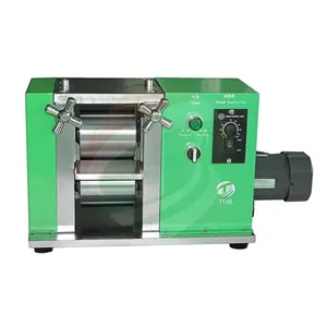 Roll Press Machine Price 100mm Width Battery Electrode Calendering Rolling Press Machine For Lithium Ion Battery