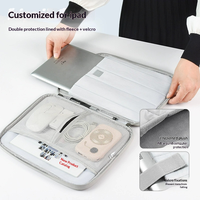 Housse intérieure pour ordinateur portable en polyester - Pochette respirante et imperméable avec poignée pour tablettes et accessoires électroniques