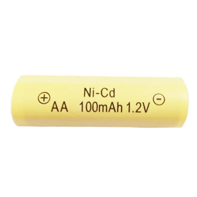 nickel cadmium batteries (nicd) AA rechargeable battery ni-cd aa 100mah 1.2v