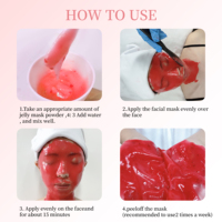 Bubuk Masker Pendingin Semangka CHUSN untuk Wajah dan Tubuh, Penggunaan Komersial Salon SPA, Hidrasi Menyegarkan, OEM ODM Label Pribadi
