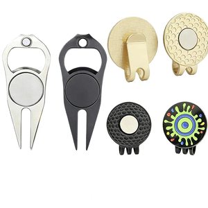 Strumento per Riparazione Divot da Golf in Metallo Smaltato Colorato, Riparatore di Green con Marcatore Magnetico, Accessorio Golf Personalizzato - Product Image 5