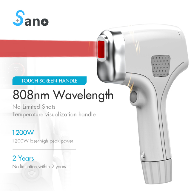 3 Wavelength Handle for 1200W 808nm Laser Hair Removal