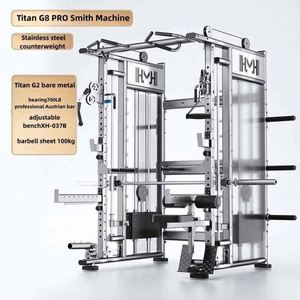 Wholesale Commercial Use MR MR5RS Silver Steel & <b>ABS</b> Durable Eco-friendly Smith Machine for Multi-Functional Gym Training - Product Image 3