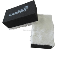 Accessoires de voiture Auto Detailing Glass Polishing Finish Plating Coated Applicator Sponge Pad Glass Oil Removal Felt Block
