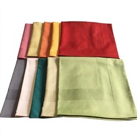 Ensemble d'accessoires de table en tissu durable au toucher agréable pour serviettes en coton