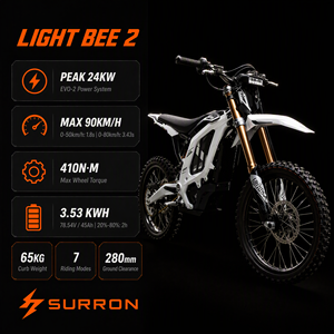Surron Light Bee <span class=keywords><strong>X</strong></span> 2 Moto Elettrica Leggera da 58kg per Fuoristrada, 410Nm di Coppia, per Giovani <span class=keywords><strong>e</strong></span> Adulti, per Sport - Product Image 3