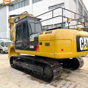 Excavatrice sur chenilles CAT 320D2 d'occasion, 20 tonnes, pelle hydraulique, machine de terrassement sur chenilles pour la construction - Product Image 2