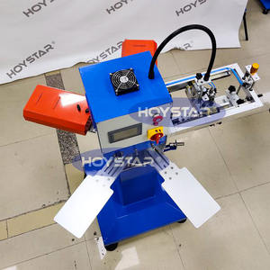 Automatic Single Color Screen Printing for <b>Tshirts</b> Machine Printing on Clothes Neck Label Garment Tagless Printing Machine - Product Image 2