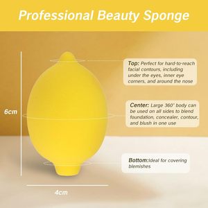 Bán Buôn Trái Cây Hình Dạng Trang Điểm Máy Xay Sinh Tố Thiết Lập 3Pcs Non Latex Nhãn Hiệu Riêng Trang Điểm Miếng Bọt Biển Phun <span class=keywords><strong>Kit</strong></span> - Product Image 3