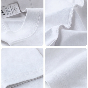 Fabricant de <span class=keywords><strong>vêtements</strong></span> de premier plan, t-shirt personnalisé avec logo brodé, 100% coton, poids lourd, col rond, broderie, t-shirt pour <span class=keywords><strong>homme</strong></span>, unisexe - Product Image 3