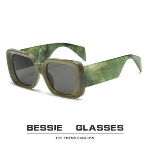 Bessie <span class=keywords><strong>Osman</strong></span> 2025 nuovi 19388 UV400 occhiali da sole alla moda quadrati stile europeo americano personalità di esportazione strada Unisex - Product Image 5
