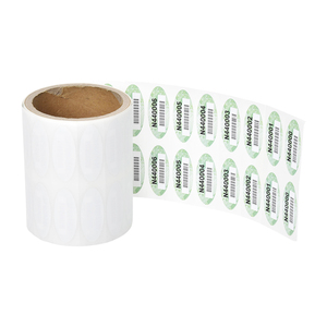 New Popular Flexographic Paper security serial number Private Roll <b>Label</b> Sticker For <b>Packaging</b> With China Good Packing Service - Product Image 2