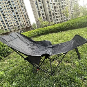Chaise longue d'extérieur Ruichu, chaise de camping pliable en tissu Oxford et acier carbone, chaise de plage portable et réglable - Product Image 2
