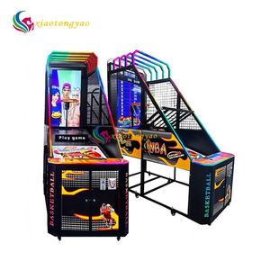 Machine de tir au basket-ball commerciale à monnayeur pour adultes et enfants, construction métallique, certifiée CE, en anglais, pour jeu en intérieur - Product Image 4