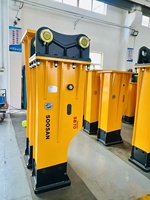 Marteau hydraulique pour excavatrices de 16 à 21 tonnes, modèle Sb 70, type boîte, moteur, burin, neuf, garantie 1 an, testé et certifié