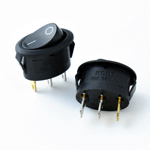 مفتاح ضغط بيضاوي الشكل بثلاثة أطراف، 6 أمبير 250 فولت، 10 أمبير 125 فولت، مع إضاءة LED - Product Image 5