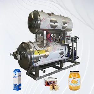 MY Steam Autoclave Horizontal Cooking and Sterilization High Pressure Hot Water Sterilizer for Food