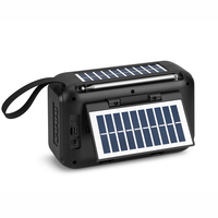 Nuevo Altavoz Bluetooth L38 con Dos Paneles Solares, Supergraves, Radio FM/TF/USB, Portátil, Estéreo, Woofer, Inalámbrico