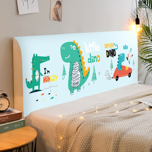 Copritestata del <span class=keywords><strong>Letto</strong></span> Elastico Traspirante con Disegni Cartoon, Protezione <span class=keywords><strong>Universale</strong></span> Antipolvere per Testiera per Tutte le Stagioni - Product Image 2