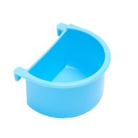 Mangeoire à oiseaux XL en plastique Tiger Skin Peony, bol suspendu pour nourriture, forme arrondie, durable, légère, facile à nettoyer, accessoire pour cage à oiseaux