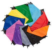 Sac à dos en nylon personnalisé avec logo, sac à cordon coloré en polyester 210D, sac de sport à cordon avec cordons