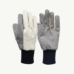 Guantes de Seguridad de Algodón TAGCO SAFETY, Textura Microdiamante Elevada, Antideslizantes, Puño de Punto, Uso General, 8-14oz, Sin Polvo - Product Image 5