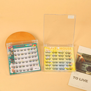 Travel <b>Mouse</b> Magnetic Eyelashes Self-Adhesive Reusable For General Use - Product Image 3