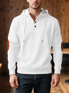 <span class=keywords><strong>Sudadera</strong></span> con <span class=keywords><strong>capucha</strong></span> transfronteriza para <span class=keywords><strong>hombre</strong></span> americano, abrigo de invierno con textura Jacquard gruesa, solapa Henley suelta, Digital <span class=keywords><strong>Amazon</strong></span> Foreign - Product Image 6