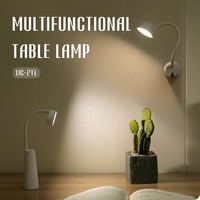 Moderne Livre Bureau Maison Flexible Chambre Mur Minimaliste Usb Led Lumière Portable Lampe de Poche Bureau Lumières Lampes Étude Portable Lumière