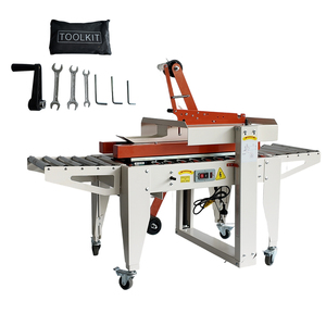 Máquina Selladora <span class=keywords><strong>de</strong></span> Cajas Automática Neumática Compacta para Bebidas, Tiendas Minoristas, Pequeños Negocios, Kit <span class=keywords><strong>de</strong></span> Inicio, Envío Global - Product Image 4