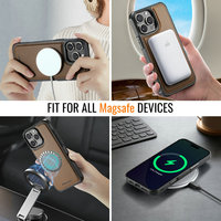 Étui en cuir à rabat magnétique CaseMe pour 16 Pro Max, portefeuille sans fil RFID, design professionnel, antichoc, étui pour cartes de crédit
