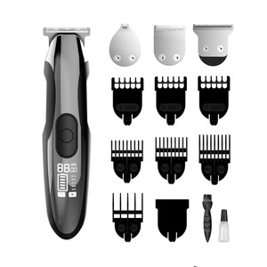 Cortadora de pelo eléctrica Yoshimi para hombre, cabezal múltiple 4 en 1 con pantalla digital, totalmente lavable para recortar la barba y el cabello - Product Image 1
