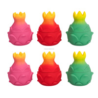 Nieuwe aanwinst Dragon Herb Grinder Smoke Shop Fruit Tabak Grinders Gemengde Kleuren Zinklegering Grinder