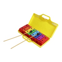 Orff Glockenspiel Educational Wooden Xylophone Metallophone Block Toy Durable Eco-friendly Children Learning Musical Instrument