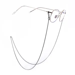 High Quality Fashion black Plating metal Sunglasses Glasses Chain Holder For Wholesales