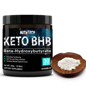 חם מכירות קטו BHB מלחי מגנזיום בטא Hydroxybutyrate Na 3-Hydroxybutyric חומצה מגנזיום BHB MCT שמן אבקה