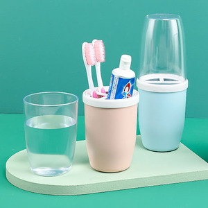 Zhanggong Boîte de Rangement Portable <span class=keywords><strong>pour</strong></span> <span class=keywords><strong>Brosse</strong></span> <span class=keywords><strong>à</strong></span> <span class=keywords><strong>Dents</strong></span>, Organiseur de Voyage en Plein Air et Camping, Étui <span class=keywords><strong>pour</strong></span> Accessoires de Salle de Bain et Dentifrice - Product Image 3