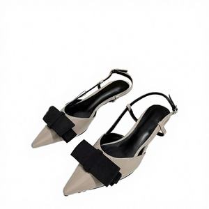 New Casual High Top High Heels Large Size Buckle Fashion Women's Coarse Heel Rubber <b>Slip</b>-<b>On</b> Solid Color Fashion Trend - Product Image 3