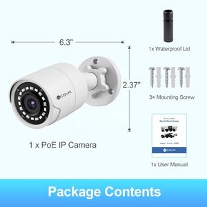 Caméra <span class=keywords><strong>de</strong></span> sécurité IP PoE extérieure 4COVR 6Mp 5Mp avec capteur Sony Starlight, détection d'intrusion IA et reconnaissance faciale, caméra <span class=keywords><strong>de</strong></span> <span class=keywords><strong>surveillance</strong></span> vidéo réseau - Product Image 6